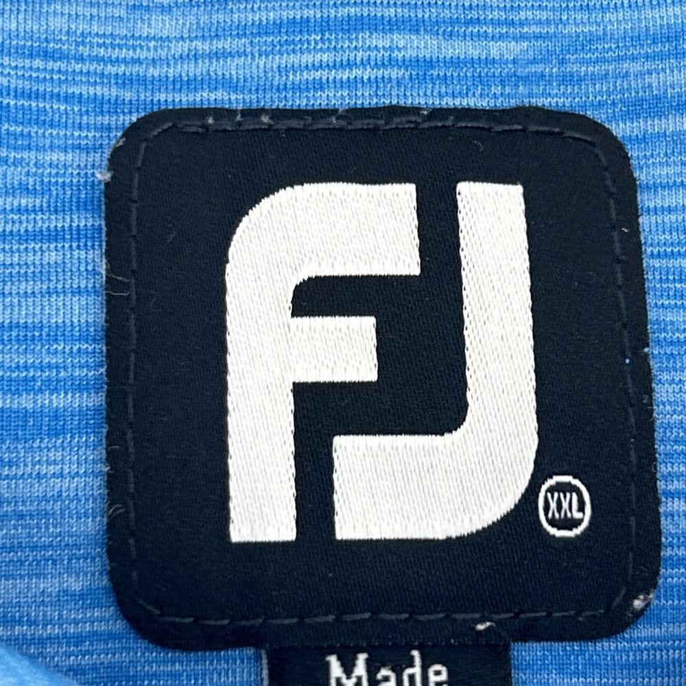 Footjoy Shirt Men's XXL 2XL Blue Polo Golf HCC Hillendale Country Club - Picture 3 of 10